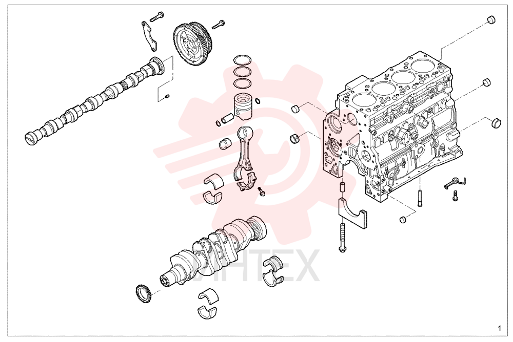 STRIPPED ENGINE 8097613