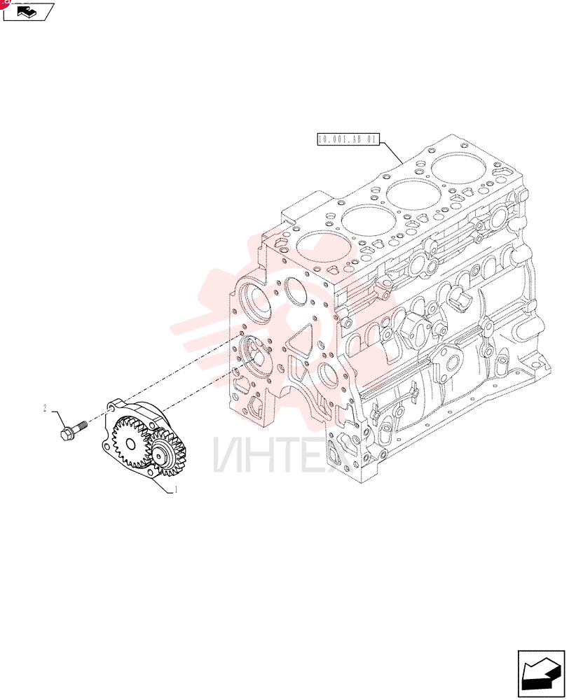 ENGINE OIL PUMP 4897480