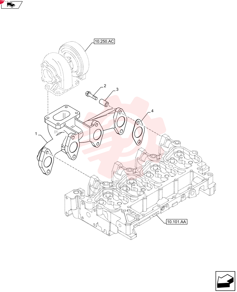 EXHAUST MANIFOLD 2853095