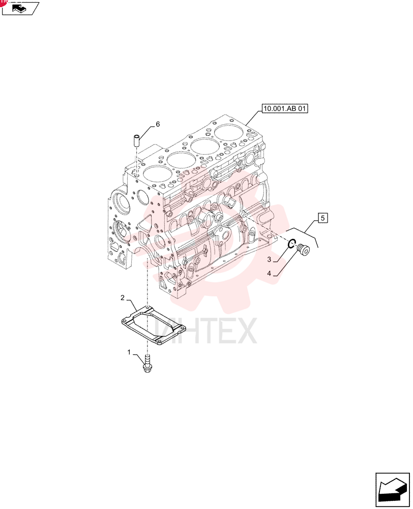 SCREW,Hex Flg, M10 x 1.5 x 25