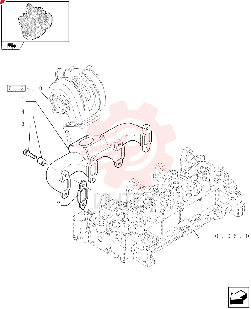 EXHAUST MANIFOLD 2853095