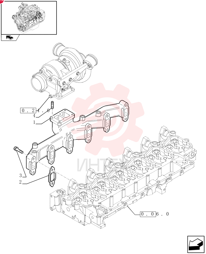 EXHAUST MANIFOLD 2852898