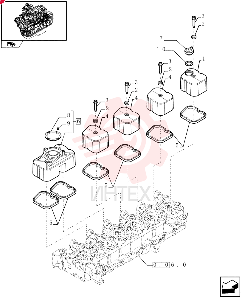 VALVE COVER 2852894