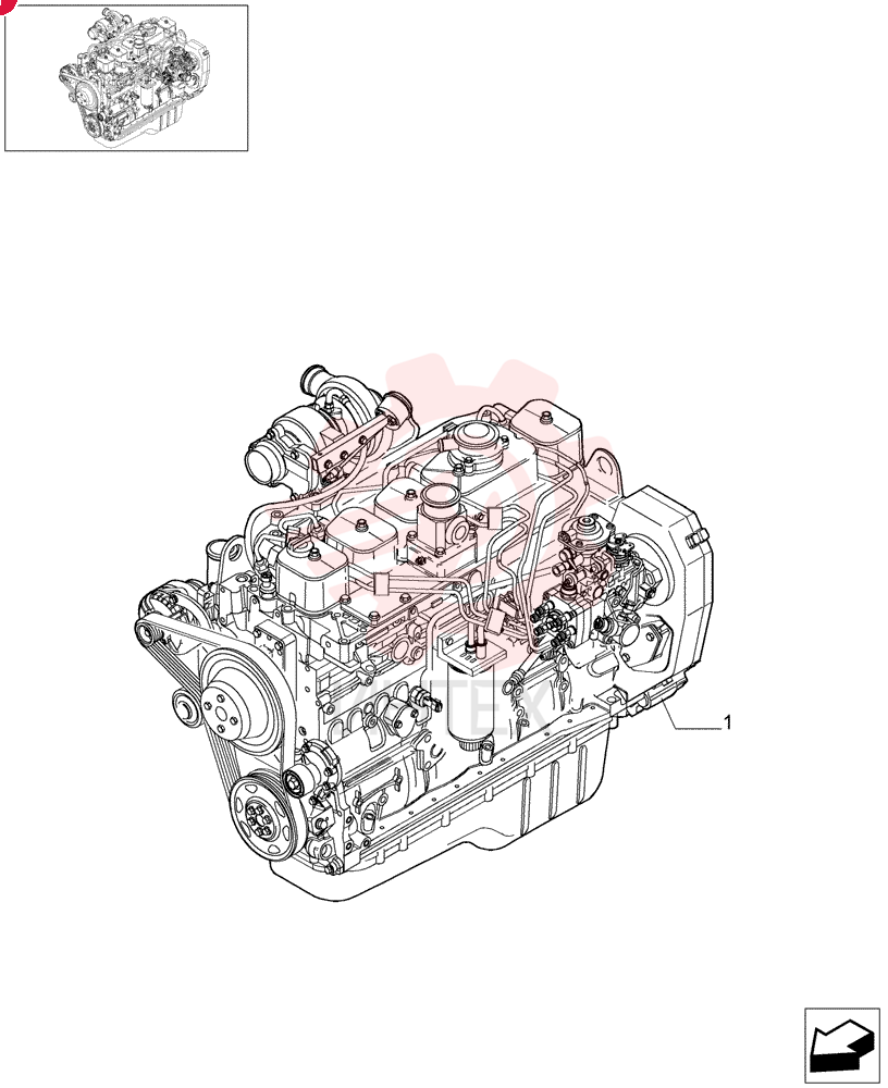 SHORT ENGINE 84131847