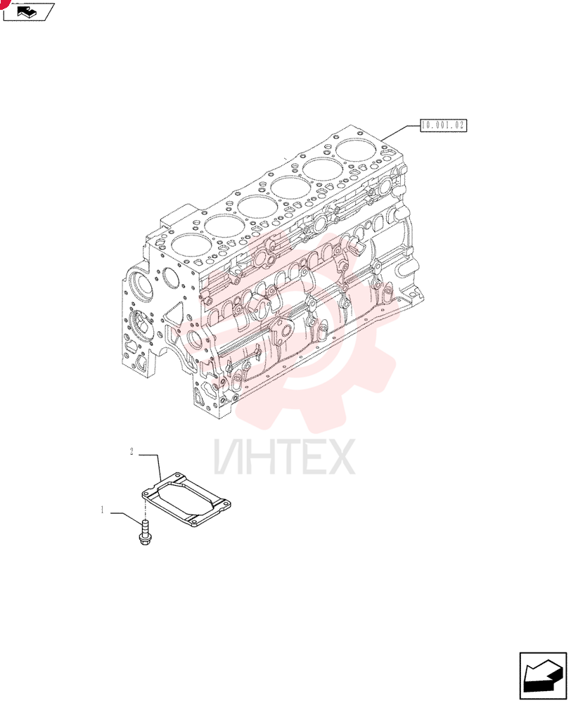 SCREW,Hex Flg, M10 x 1.5 x 25