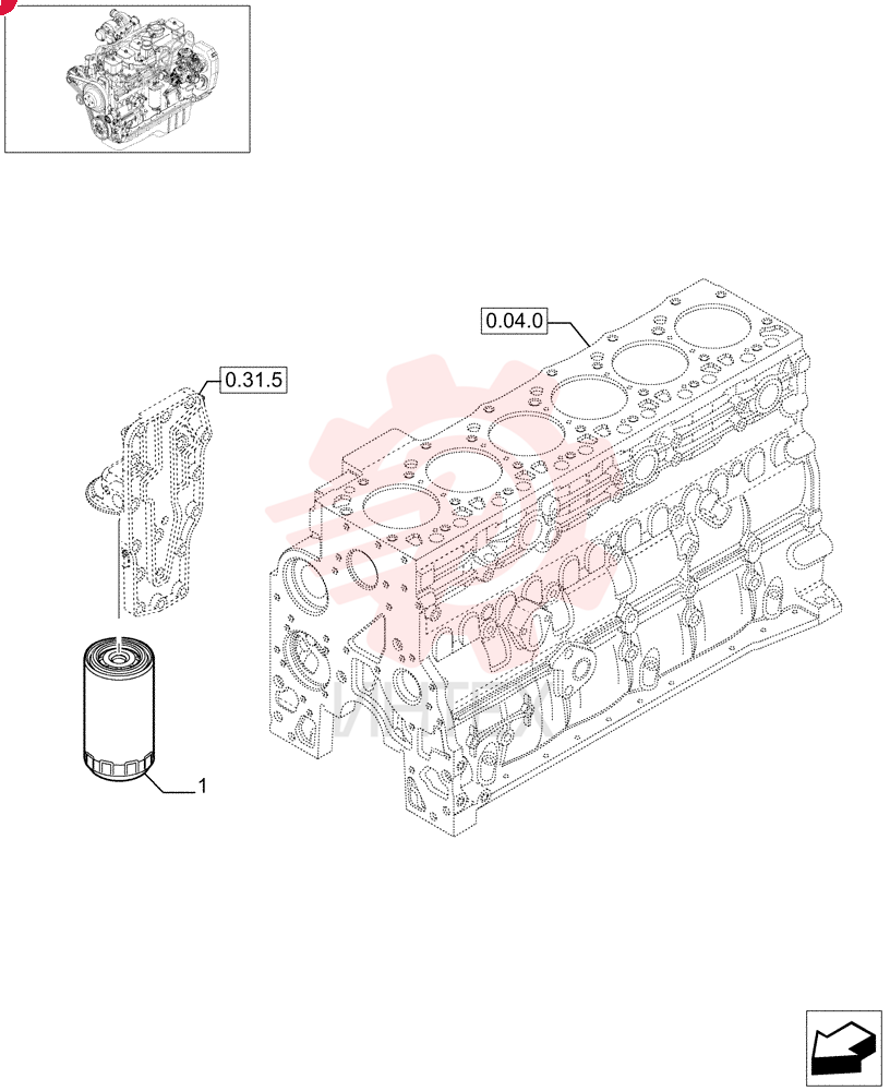 ENGINE OIL FILTER 2852526