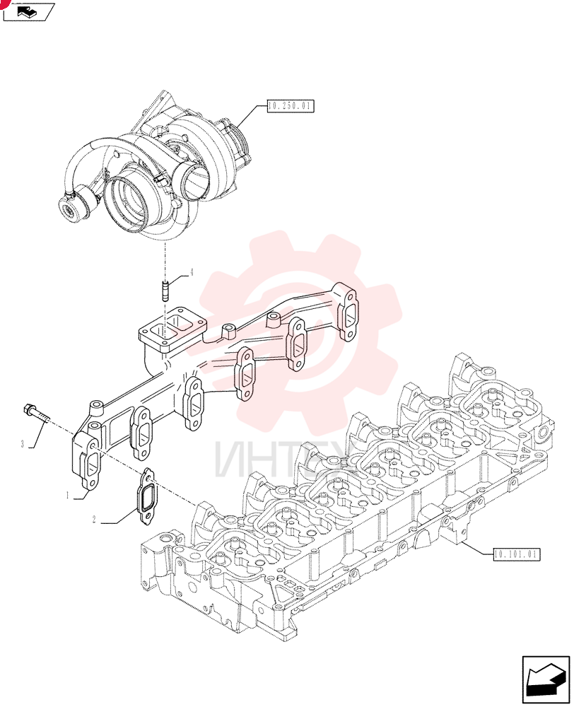 EXHAUST MANIFOLD 2852898