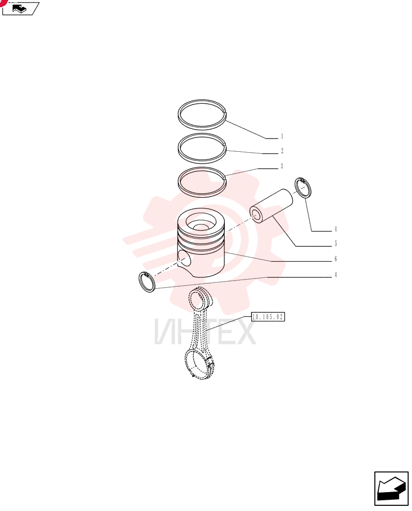 PISTON RING 2854603