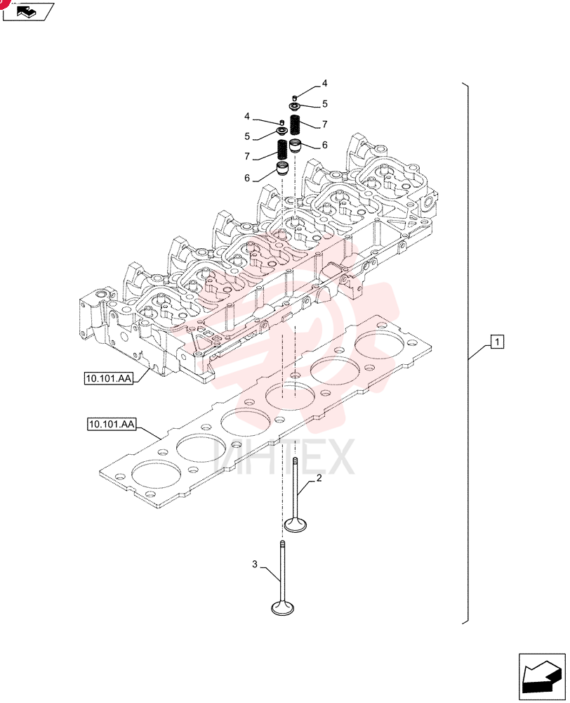 STD EXHAUST VALVE 4899632