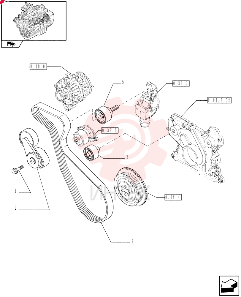 BELT TENSIONER 2856946