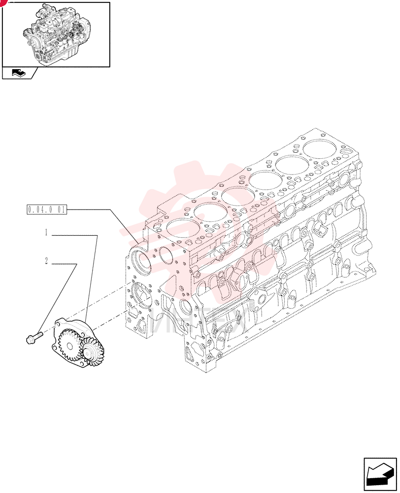 ENGINE OIL PUMP 2853591
