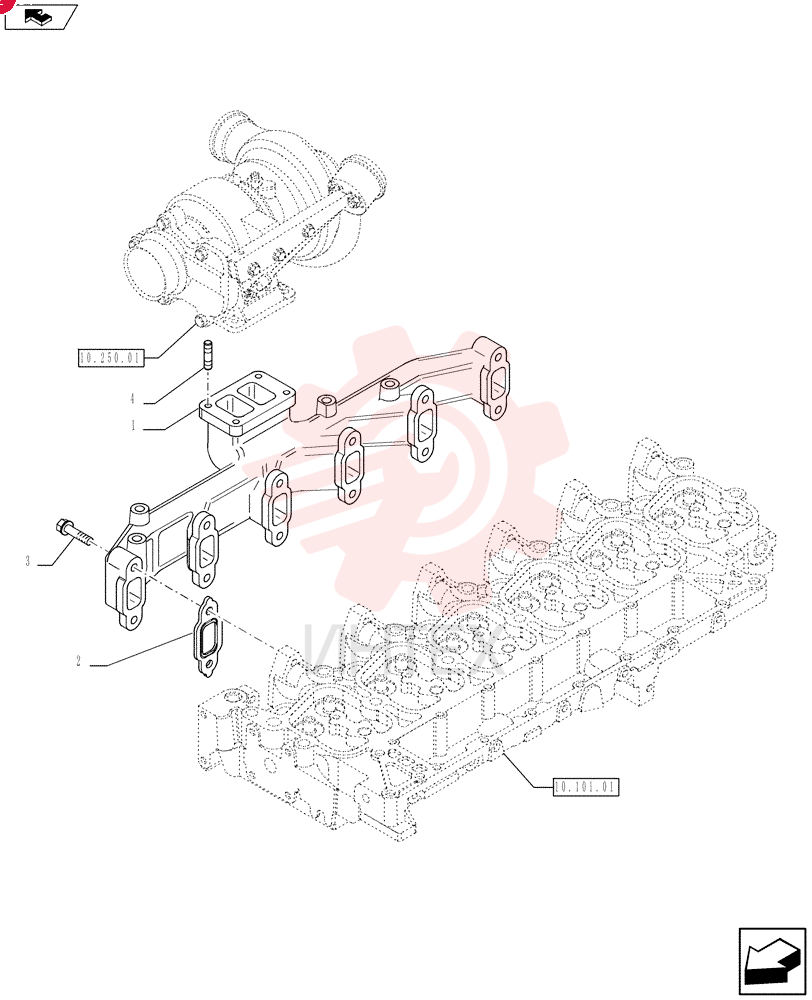 EXHAUST MANIFOLD 2852898
