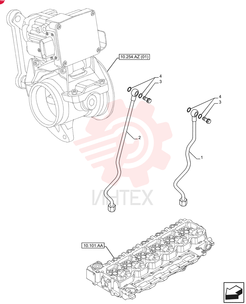 Exhaust brake supply 5801981521