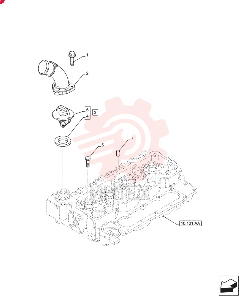 THERMOSTAT 84322388