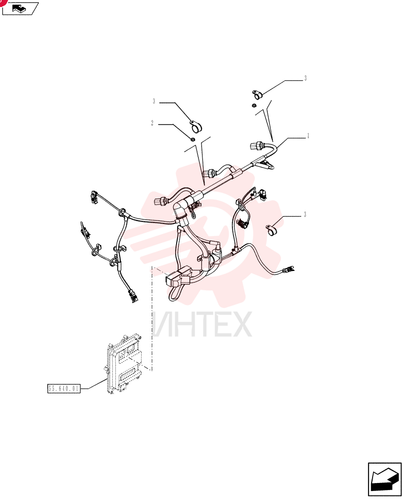 FLANGE NUT,Hex, M6 x 1