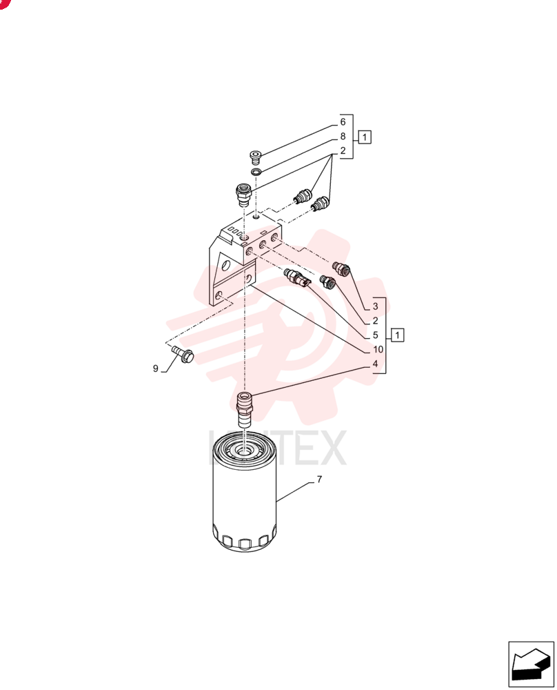FILTER HEAD 2858045