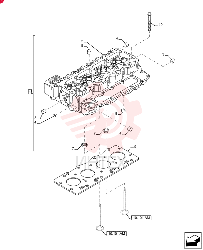 CYLINDER HEAD,4 Cylinders