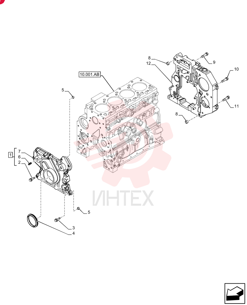 SCREW,Hex Flg, M8 x 1.25 x 45