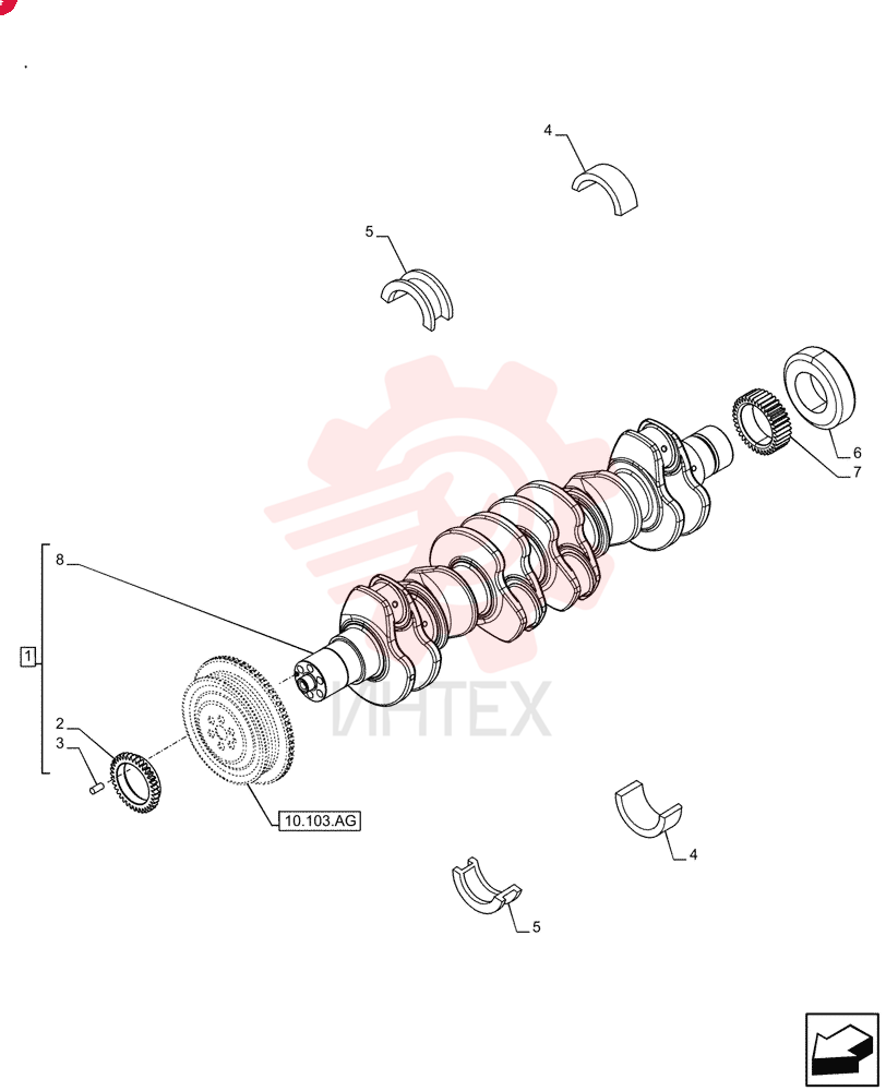 ASSY, Incl 2, 3,  6 - 8