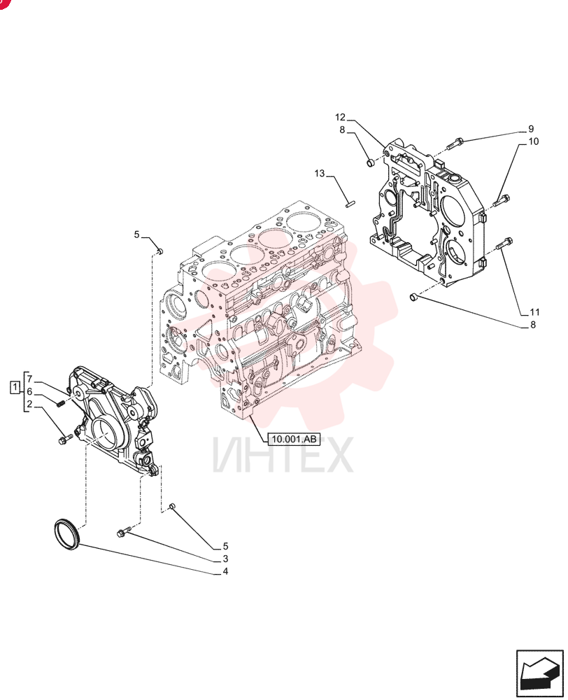 SCREW,Hex Flg, M8 x 1.25 x 45