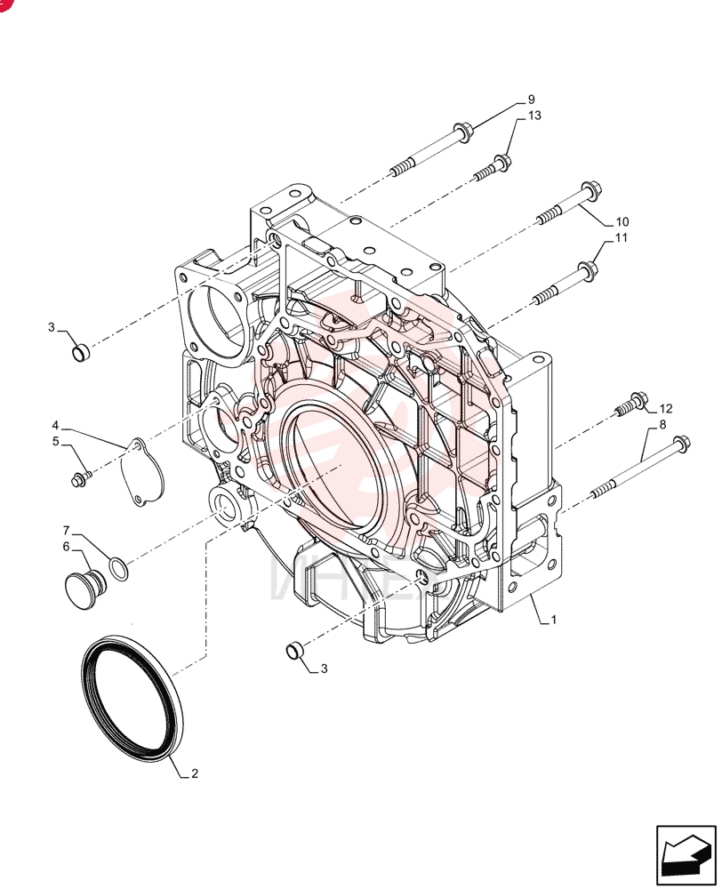 Схема (F4HFE413P A001) - ENGINE - 5801655811 - 47426272 (11/13-)