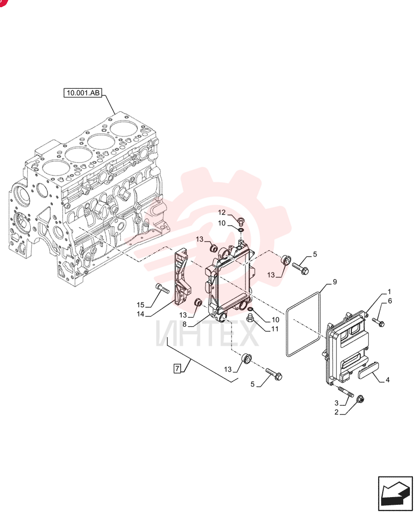 Схема (F4HFE413P A001) - ENGINE - 5801655811 - 47426272 (11/13-)