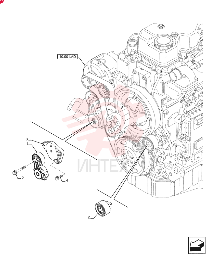 BELT TENSIONER 2856946
