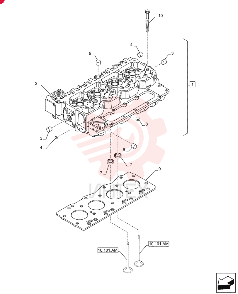 CYLINDER HEAD,4 Cylinders