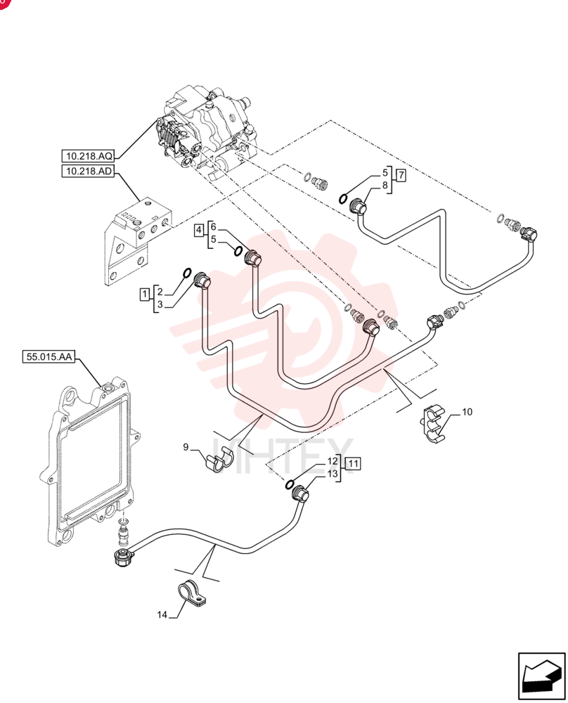 O-RING,2.5mm Thk x 8mm ID, 60 Duro