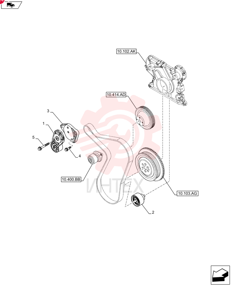 BELT TENSIONER 2856946