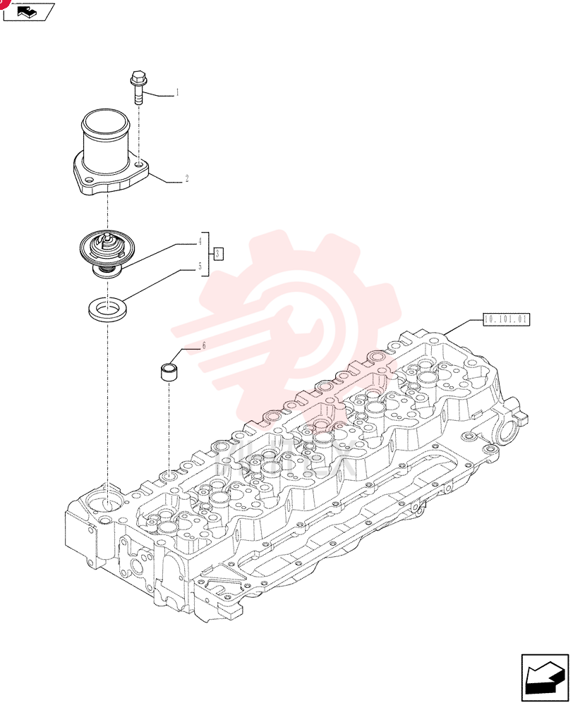 SCREW,Hex Flg, M6 x 1 x 20