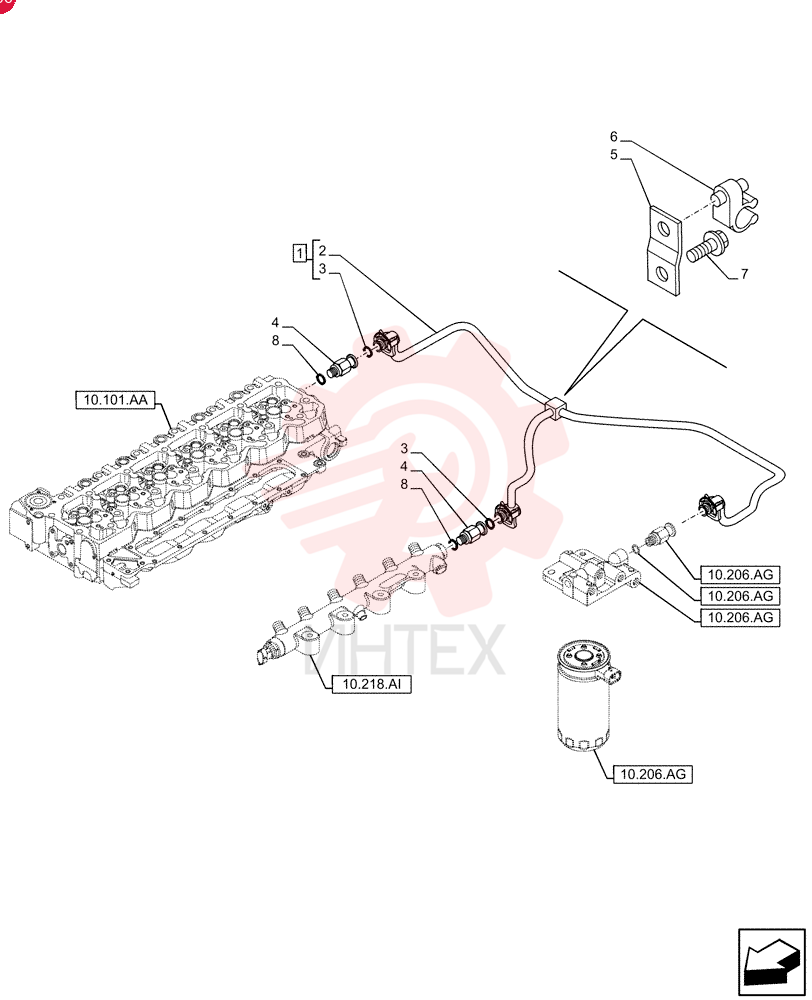 RETURN PIPE 2855336