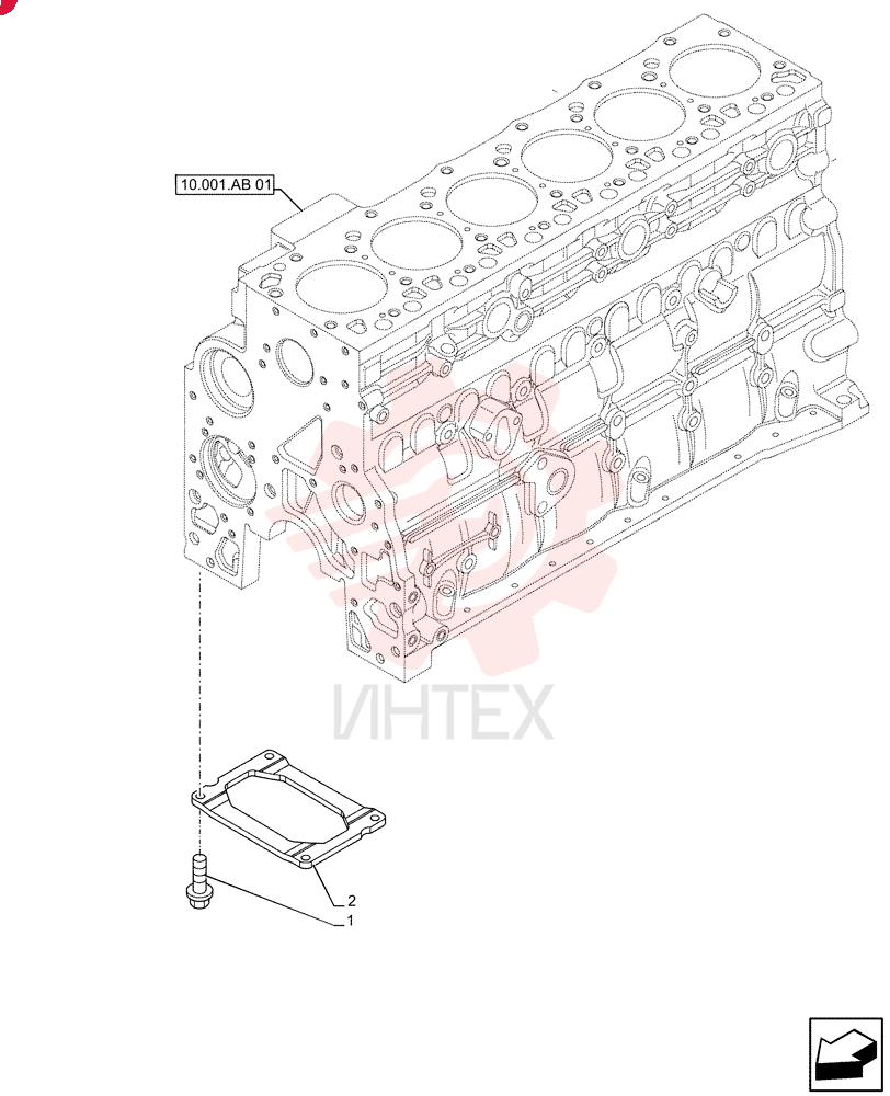 SCREW,Hex Flg, M10 x 1.5 x 25