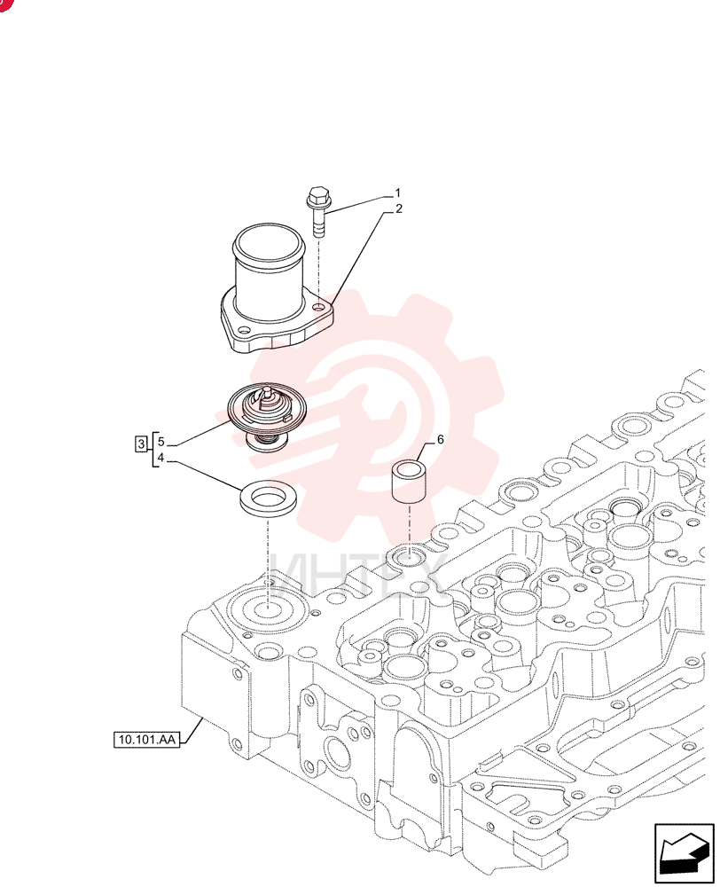 SCREW,Hex Flg, M6 x 1 x 20