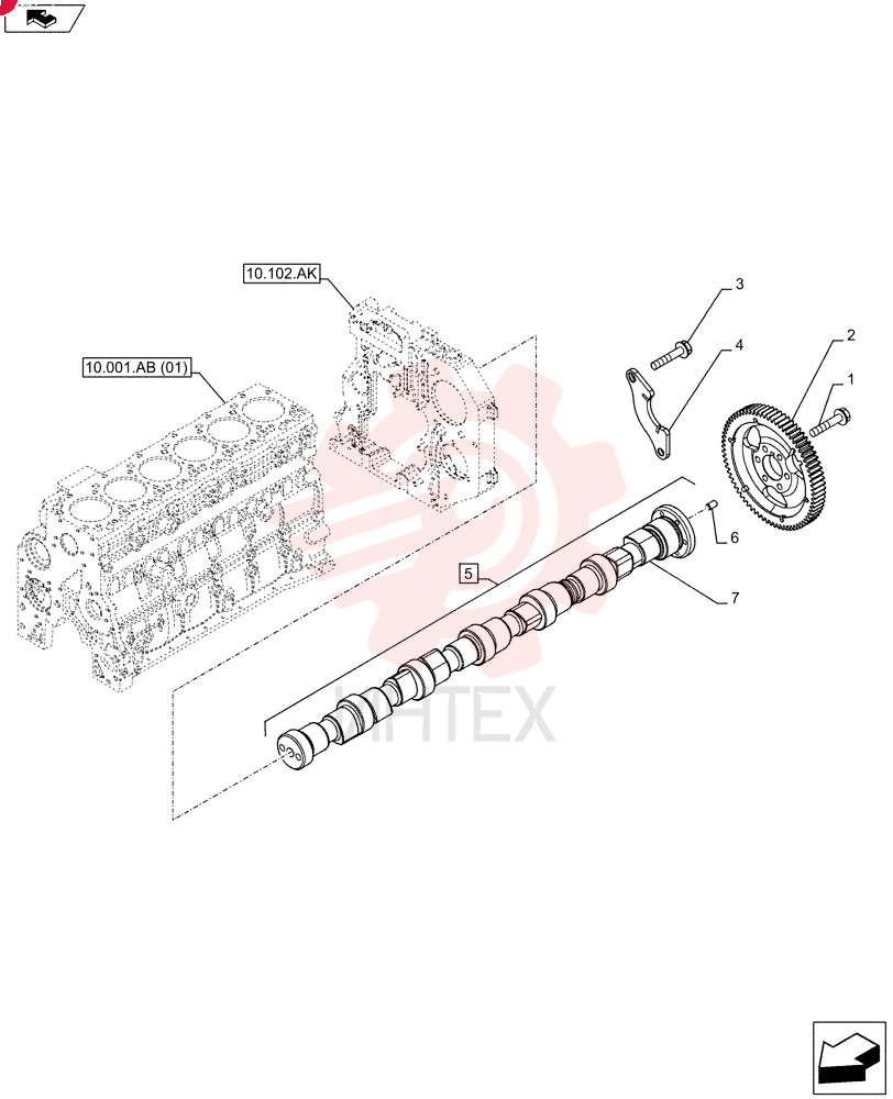 SCREW,Hex Flg, M8 x 1.25 x 25