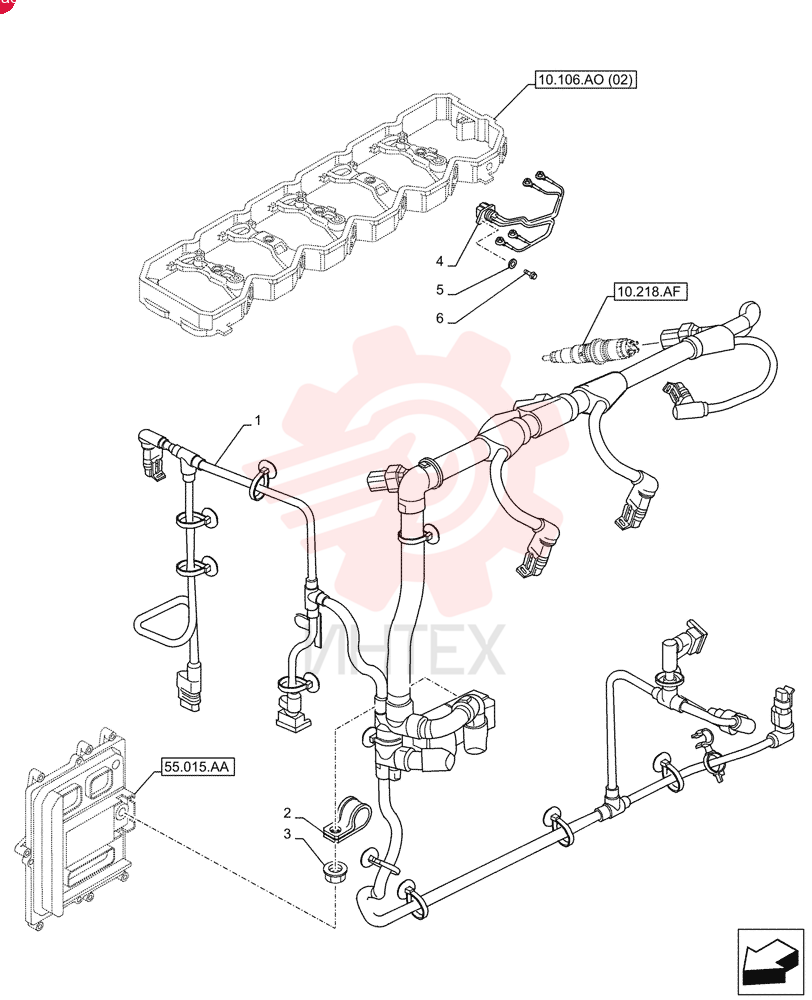 CLAMP,20mm, Insul, 7mm Bolt