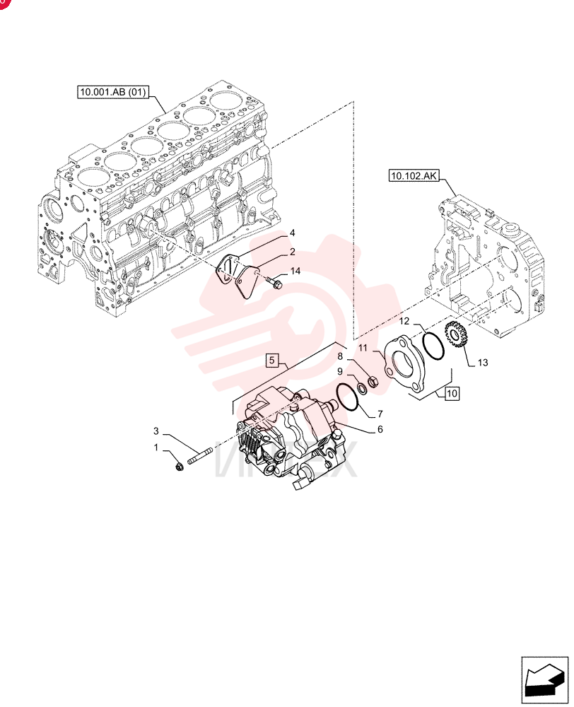 FLANGE NUT,M8 x 1.25
