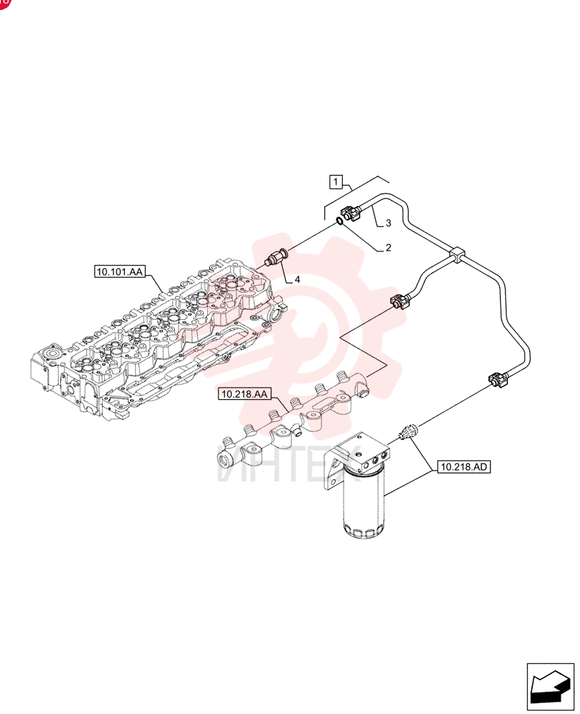 RETURN PIPE 2855336