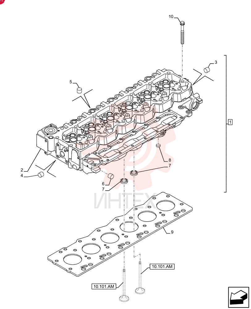 CYLINDER HEAD,6 Cylinders