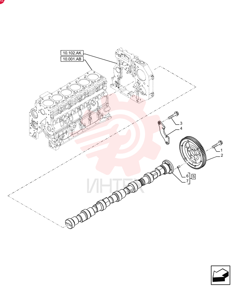 SCREW,Hex Flg, M8 x 1.25 x 25