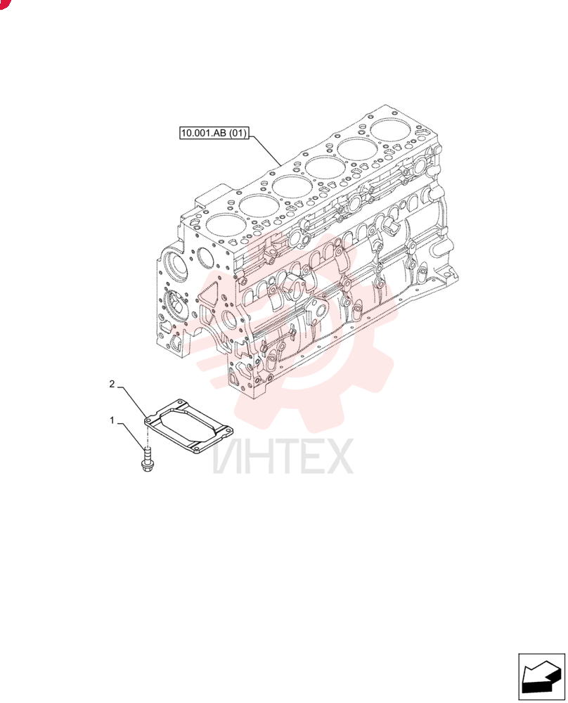 SCREW,Hex Flg, M10 x 1.5 x 25