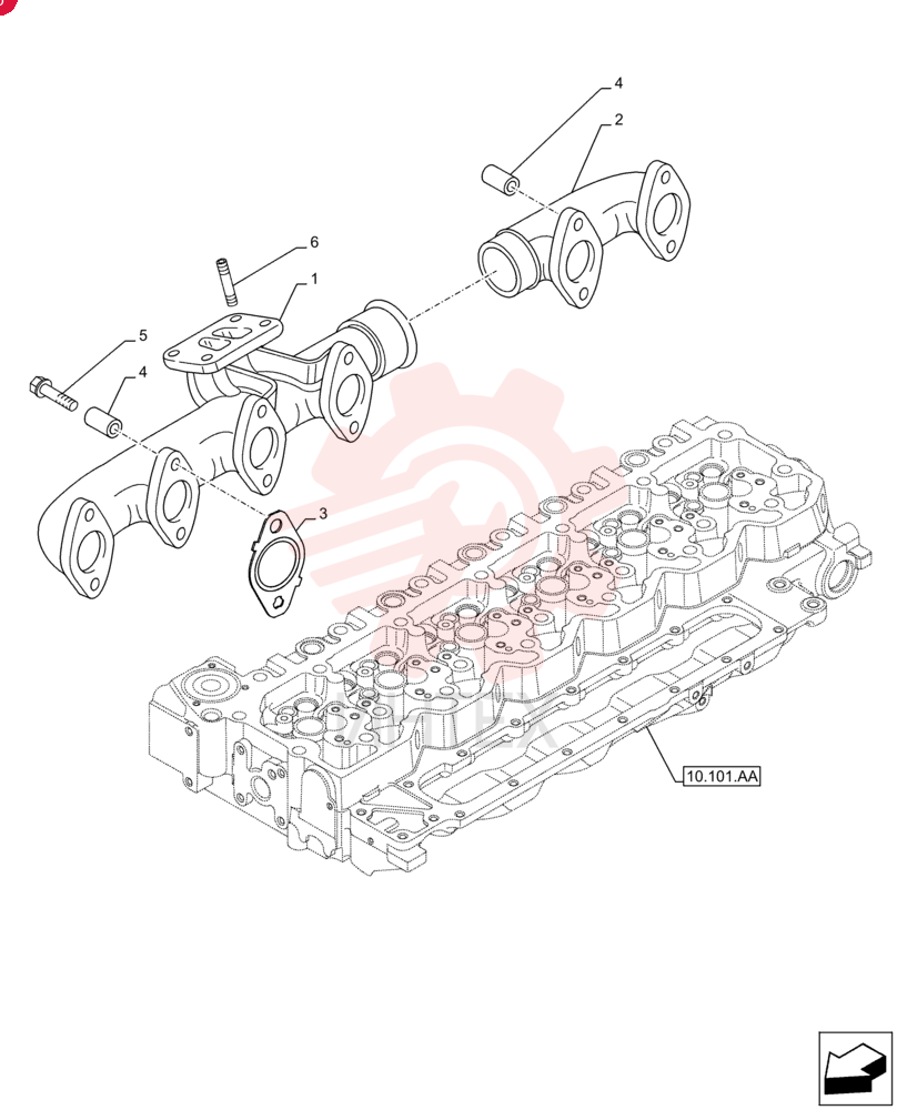 EXHAUST MANIFOLD 47461401