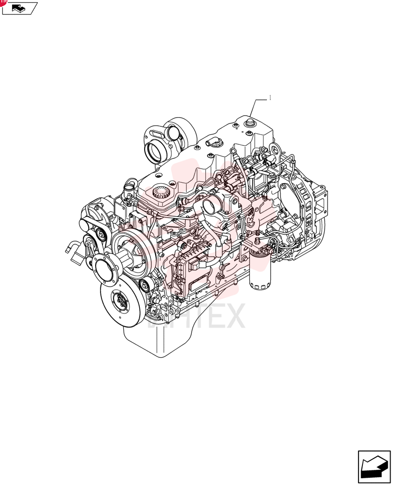 SHORT ENGINE 84481794