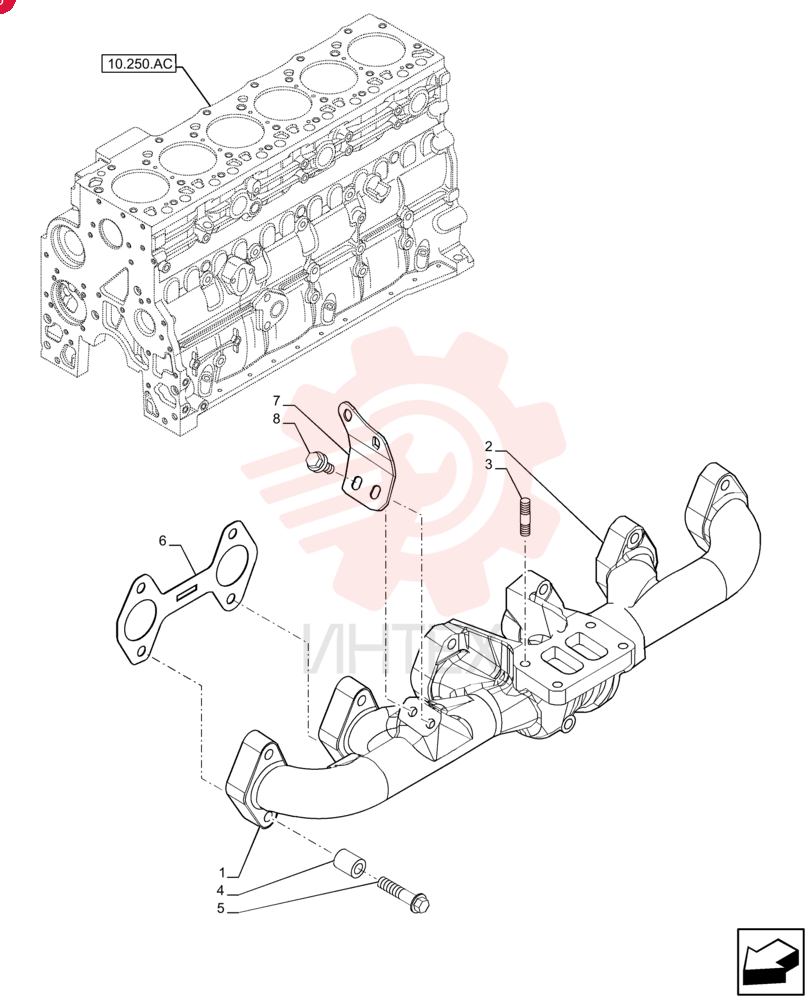 STUD,M10 x 1.5 x 42mm