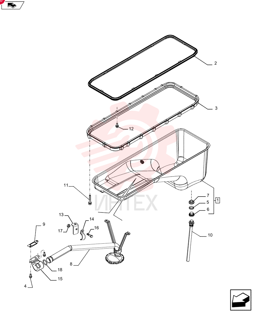 ENGINE OIL PAN 2852308