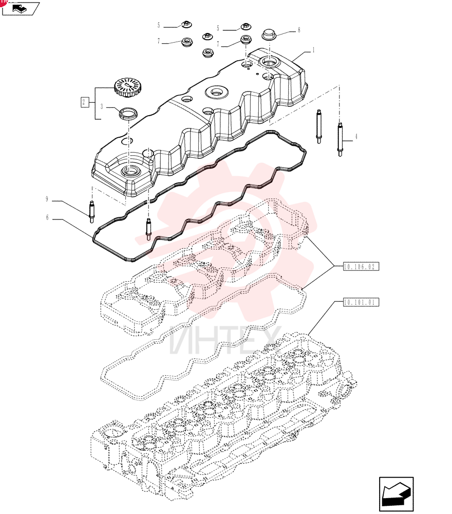 VALVE COVER 2853857