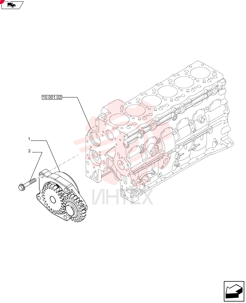 ENGINE OIL PUMP 4897481
