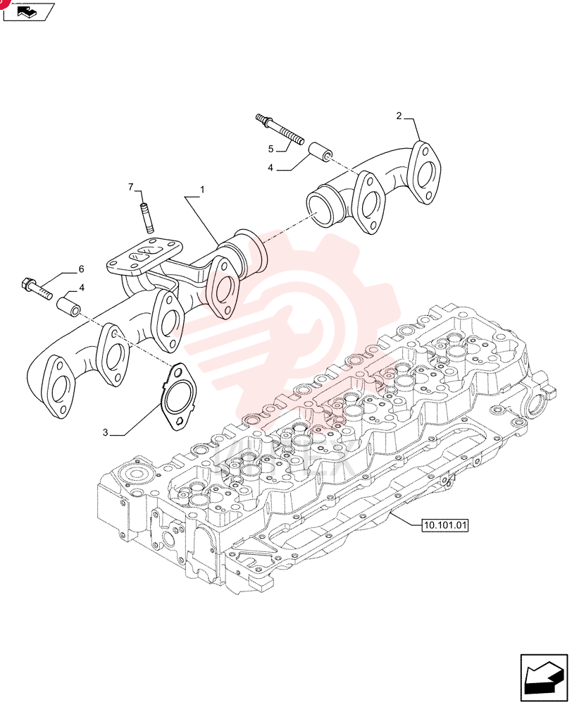 EXHAUST MANIFOLD 4896651