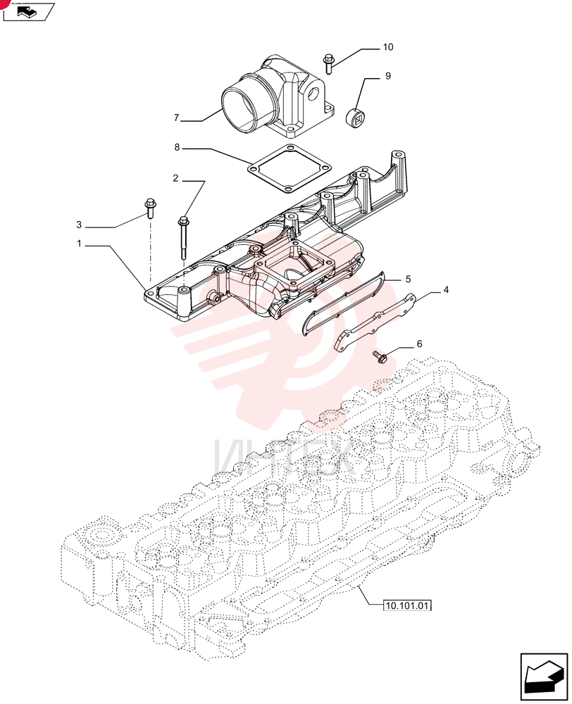 INLET MANIFOLD 2854534