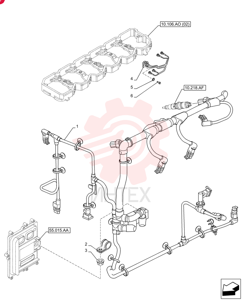 CLAMP,20mm, Insul, 7mm Bolt
